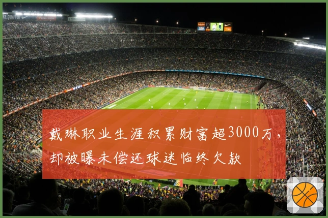 戴琳职业生涯积累财富超3000万，却被曝未偿还球迷临终欠款